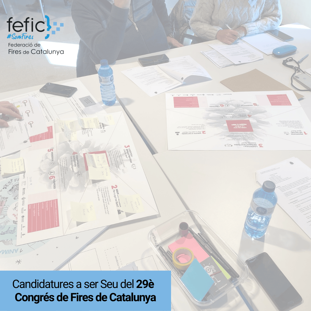 Candidatures a ser seu del 29è Congrés de Fires de Catalunya