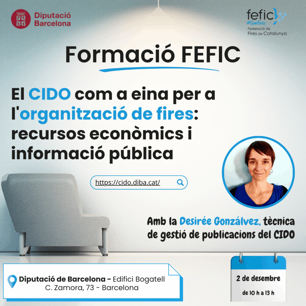 Formació: 'El CIDO com a eina per a l'organització de fires'