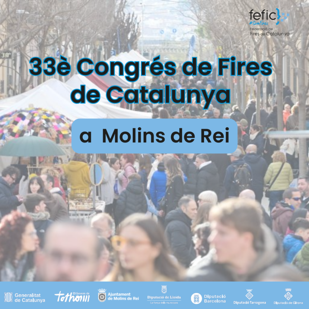 El 33è Congrés de Fires de Catalunya se celebrarà a Molins de Rei